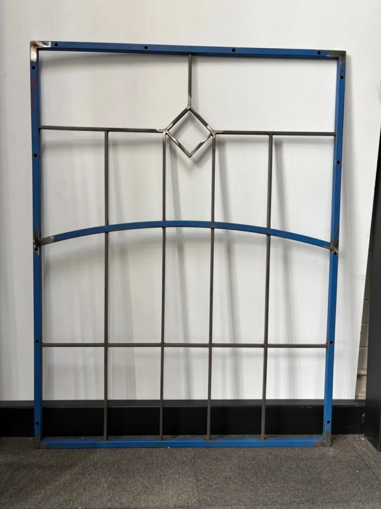 Steel Window Grille - Leadlight Design (2)