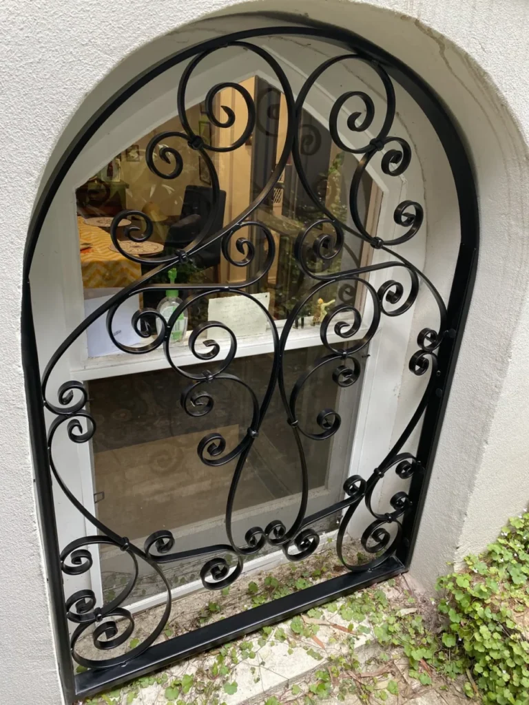 Security Window Grille - Scrollwork Grille