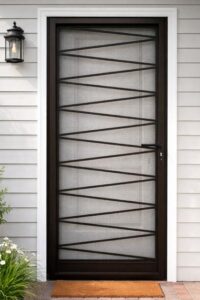 Modern Security Door (Slide)