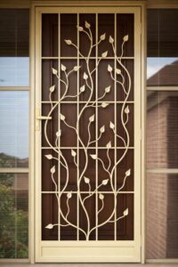 Vine / Leaf Security Door (Barossa)